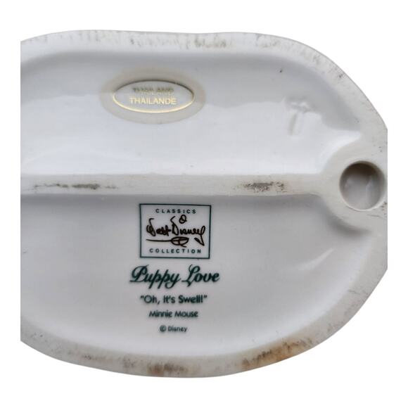 WDCC DISNEY PUPPY LOVE "OH IT'S SWELL" MINNIE MOUSE FIGURINE - Picture 5 of 5